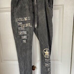 Grey Lightweight Made in Italy Spring Pants